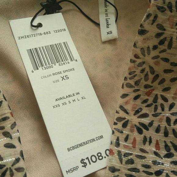 Rose smoke BCBG, long-sleeve print 👗 - Picture 4 of 5